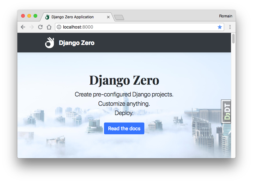 Hello, Django Zero